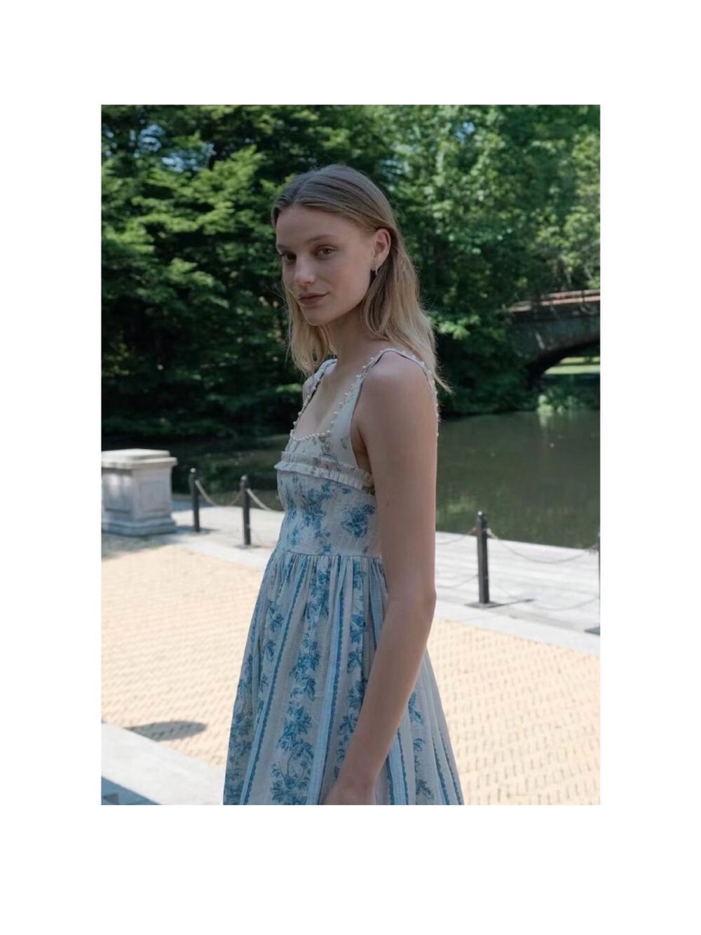 Agua by Agua Bendita Barbara Bougainvillea Midi Dress Size: Medium - Picture 10 of 14